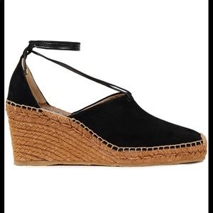 Jimmy Choo Dulcet espadrilles-brand new never worn black suede. Size 37.5